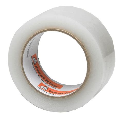 Crystal clear film for use on interior windows to reduce cold air drafts. . Window seal tape home depot